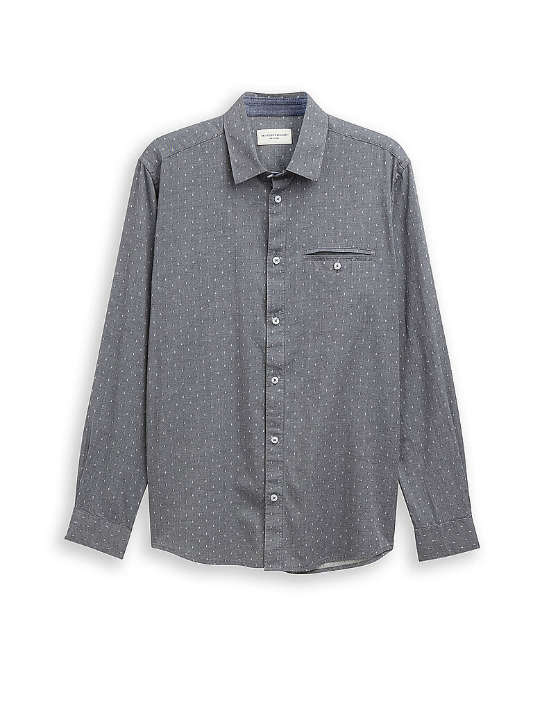 Tom Tailor Shirt Blue Stripy Structure XXL 8